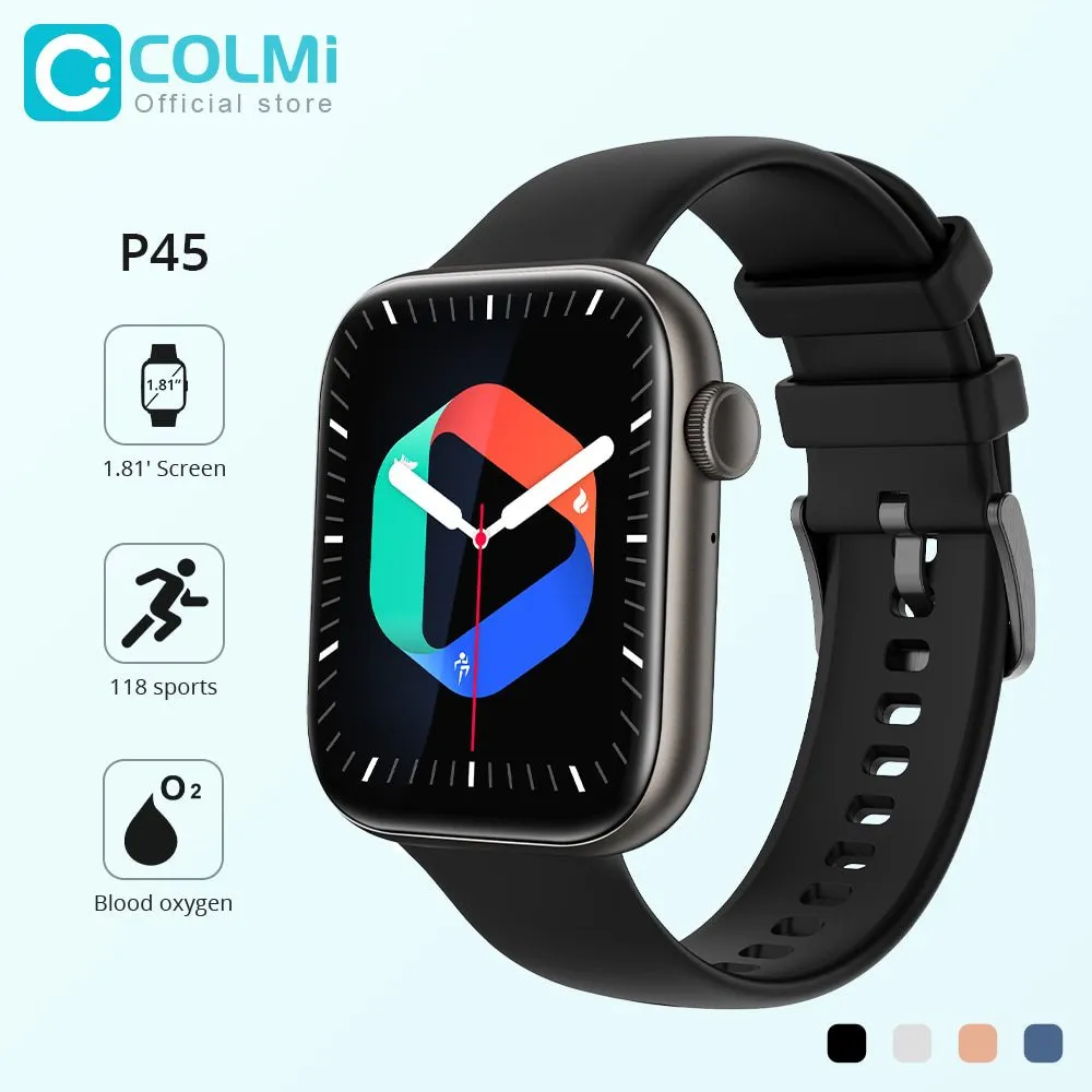 COLMI-P45-2022-1-81-inch-Bluetooth-Calling-Smartwatch-Men-Support-118-Sports-Women-Smart-Watch